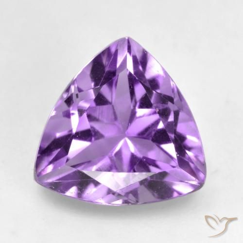 1.59ct Natürlicher Mittelviolettes Violett Amethyst, Trillion, VVS-VS