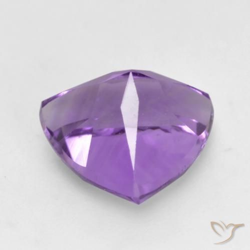 9,17 ctw natürlicher Mittelviolettes Violett Amethyst, Trillion, VVS-VS