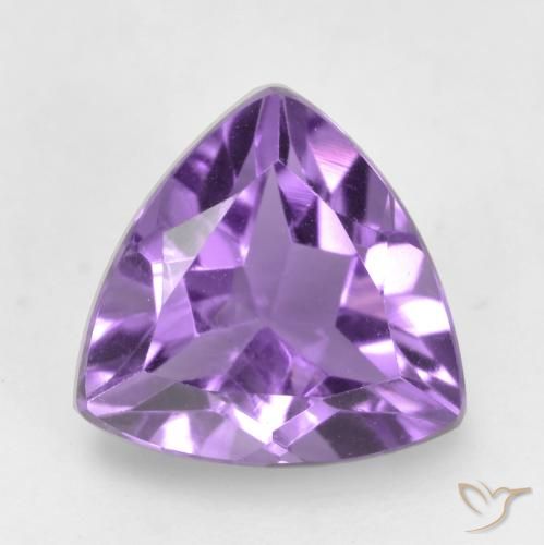 1.56ct Natürlicher Mittelviolett Amethyst, Trillion, VVS-VS
