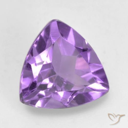 9,17 ctw natürlicher Mittelviolett Amethyst, Trillion, VVS-VS
