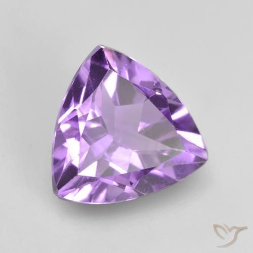 9,17 ctw natürlicher Mittelviolettes Violett Amethyst, Trillion, VVS-VS