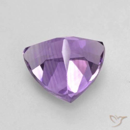 9,17 ctw natürlicher Mittelviolettes Violett Amethyst, Trillion, VVS-VS