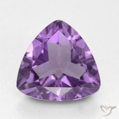 1.52ct Natürlicher Mittelviolett Amethyst, Trillion, VVS-VS