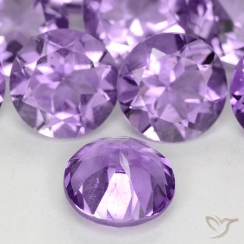 9,17 ctw natürlicher Mittelviolett Amethyst, Runden, VS
