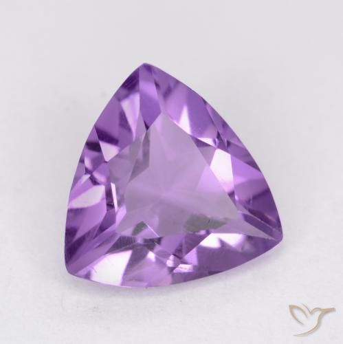 9,17 ctw natürlicher Tiefviolettes Violett Amethyst, Trillion, VS