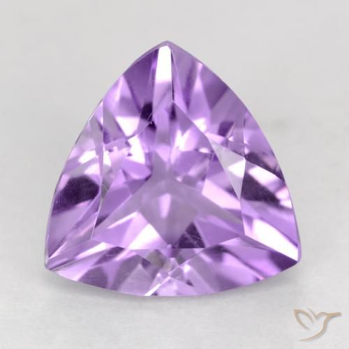 2.18ct Natürlicher Rosaig-violett Amethyst, Trillion, VVS-VS