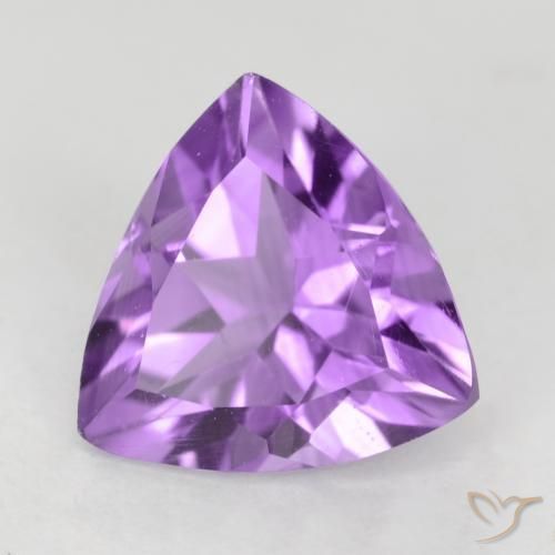 9,17 ctw natürlicher Tiefviolettes Violett Amethyst, Trillion, VVS-VS