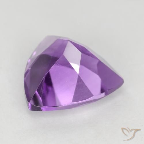 9,17 ctw natürlicher Tiefviolettes Violett Amethyst, Trillion, VVS-VS