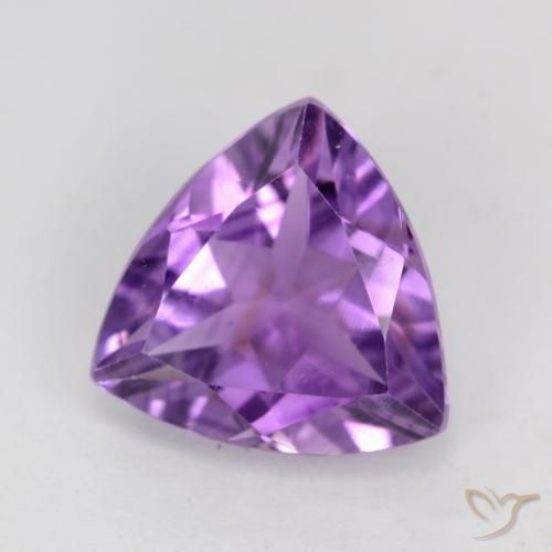 2.06ct Natürlicher Tiefviolettes Violett Amethyst, Trillion, VS