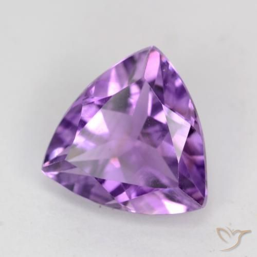 9,17 ctw natürlicher Tiefviolettes Violett Amethyst, Trillion, VS