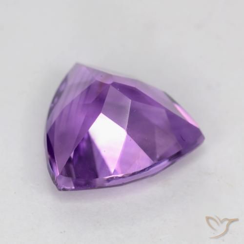 9,17 ctw natürlicher Tiefviolettes Violett Amethyst, Trillion, VS