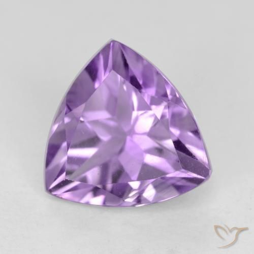 9,17 ctw natürlicher Mittelviolett Amethyst, Trillion, VVS-VS