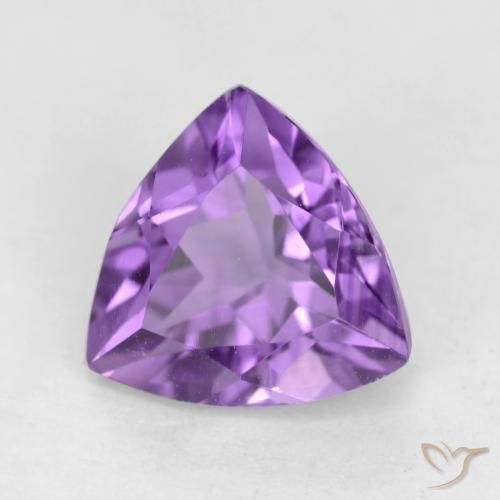 9,17 ctw natürlicher Mittelviolett Amethyst, Trillion, VVS-VS