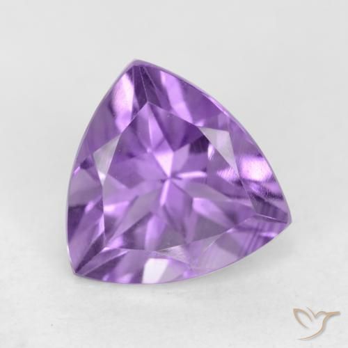 9,17 ctw natürlicher Rosaig-violett Amethyst, Trillion, VVS-VS