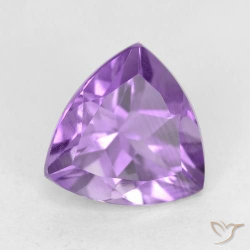 9,17 ctw natürlicher Rosaig-violett Amethyst, Trillion, VVS-VS