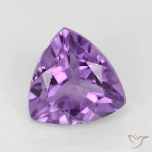 2.34ct Natürlicher Mittelviolett Amethyst, Trillion, VVS-VS