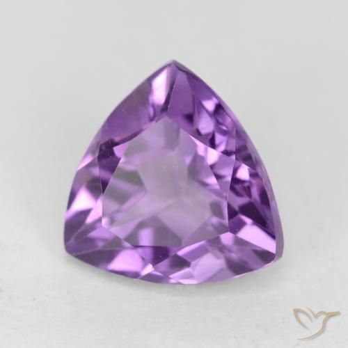 9,17 ctw natürlicher Mittelviolett Amethyst, Trillion, VVS-VS
