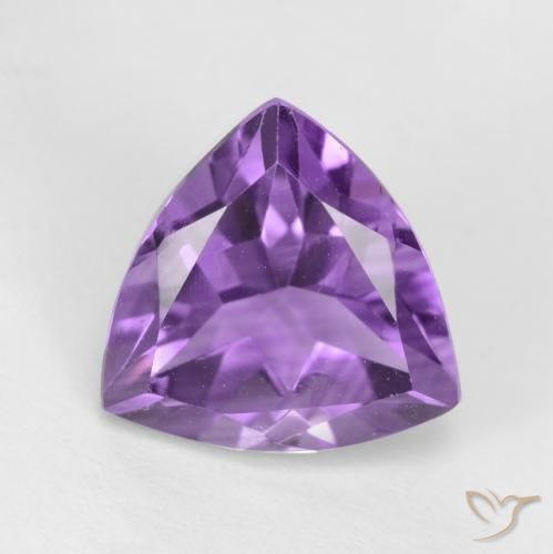 2.33ct Natürlicher Mittelviolett Amethyst, Trillion, VVS-VS