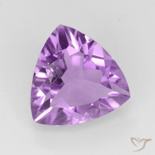 9,17 ctw natürlicher Mittelviolettes Violett Amethyst, Trillion, VS