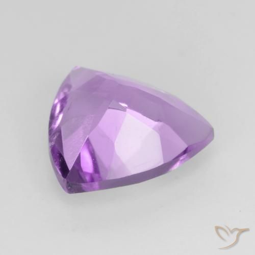 9,17 ctw natürlicher Mittelviolettes Violett Amethyst, Trillion, VS