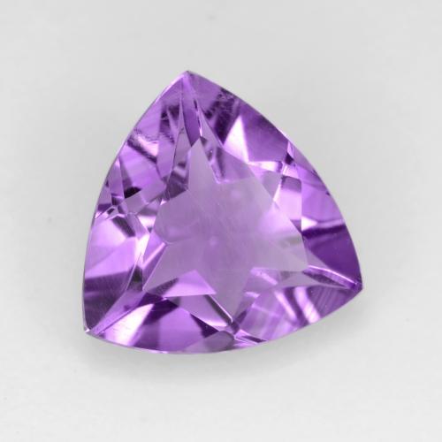 9,17 ctw natürlicher Mittelviolettes Violett Amethyst, Trillion, VS