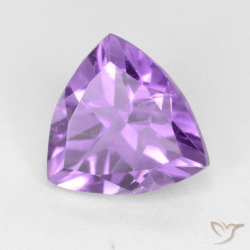 9,17 ctw natürlicher Tiefviolettes Violett Amethyst, Trillion, VVS-VS