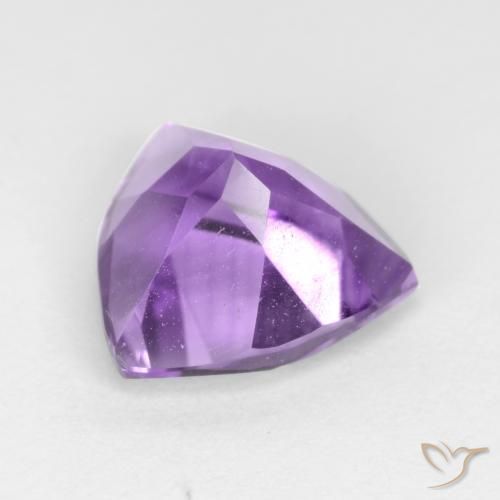 9,17 ctw natürlicher Tiefviolettes Violett Amethyst, Trillion, VVS-VS