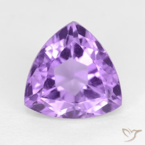 3.16ct Natürlicher Mittelviolett Amethyst, Trillion, VS