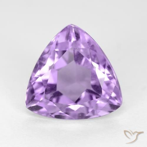 3.08ct Natürlicher Rosaig-violett Amethyst, Trillion, VS
