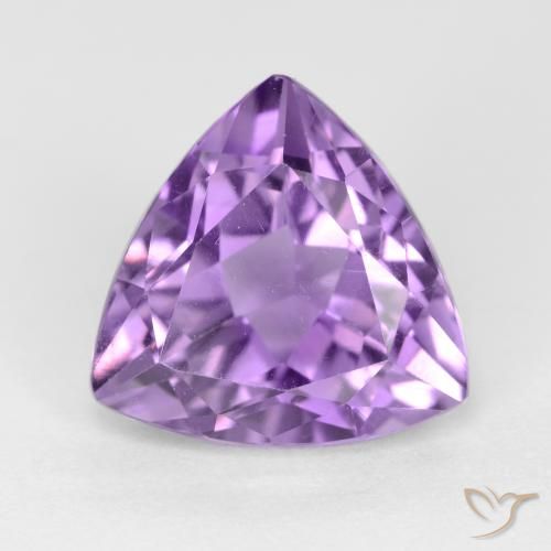 3.03ct Natürlicher Mittelviolett Amethyst, Trillion, VS