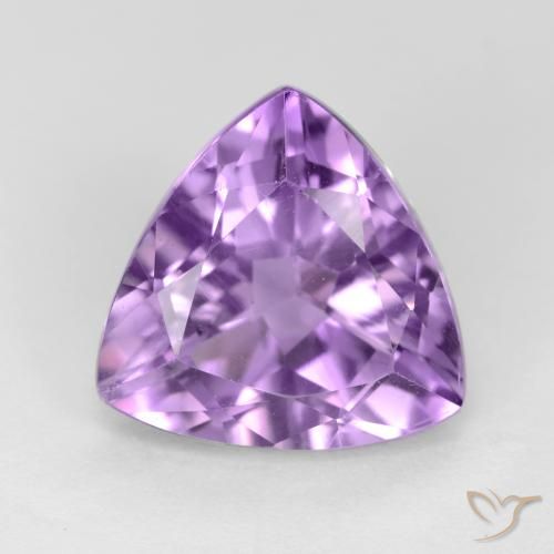 2.86ct Natürlicher Rosaig-violett Amethyst, Trillion, VS