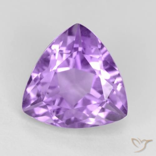 3.01ct Natürlicher Mittelviolett Amethyst, Trillion, VS