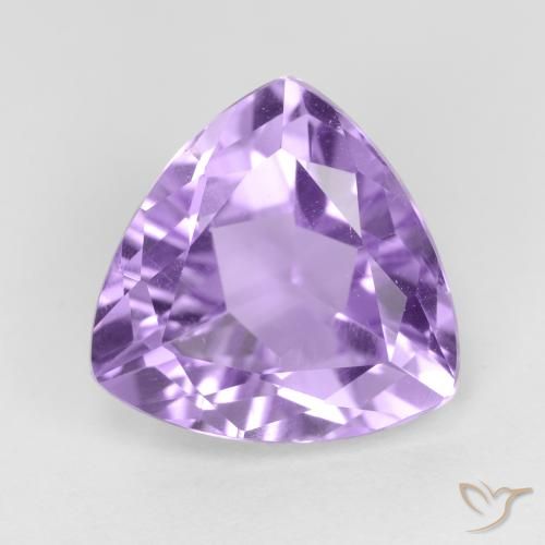 2.97ct Natürlicher Mittelviolett Amethyst, Trillion, VS