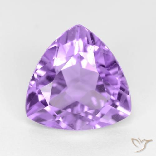 3.08ct Natürlicher Rosaig-violett Amethyst, Trillion, VS