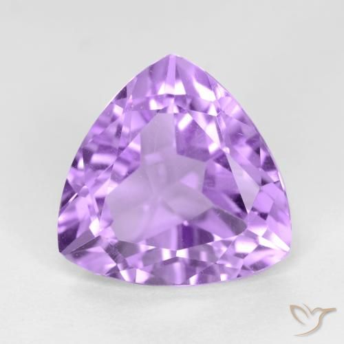 3.04ct Natürlicher Mittelviolett Amethyst, Trillion, VS