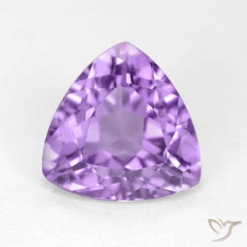 2.89ct Natürlicher Rosaig-violett Amethyst, Trillion, VS