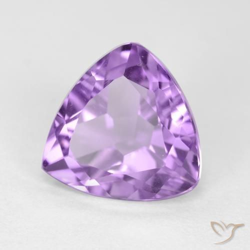9,17 ctw natürlicher Rosaig-violett Amethyst, Trillion, VS
