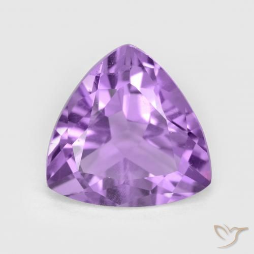2.87ct Natürlicher Mittelviolett Amethyst, Trillion, VS