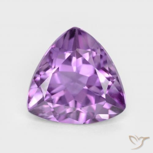 2.83ct Natürlicher Lilaisch-violett Amethyst, Trillion, VS