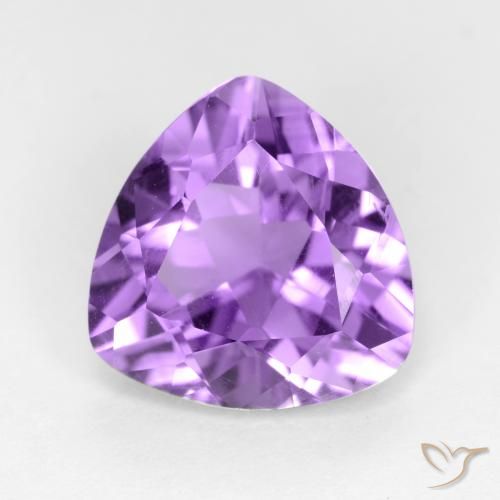 2.60ct Natürlicher Mittelviolett Amethyst, Trillion, VS