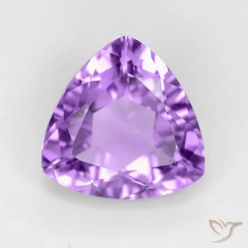 2.78ct Natürlicher Mittelviolett Amethyst, Trillion, VVS-VS