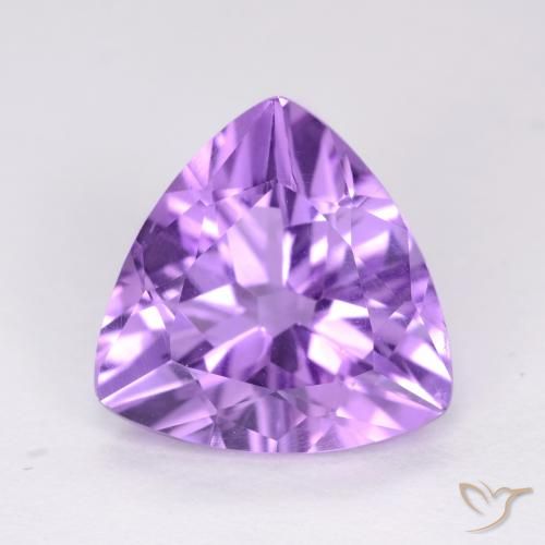 2.62ct Natürlicher Mittelviolett Amethyst, Trillion, VVS-VS