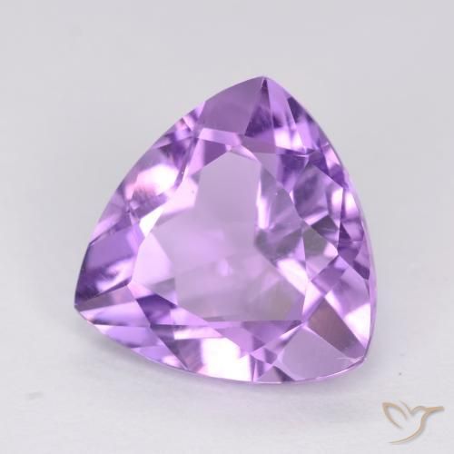 9,17 ctw natürlicher Rosaig-violett Amethyst, Trillion, VVS-VS
