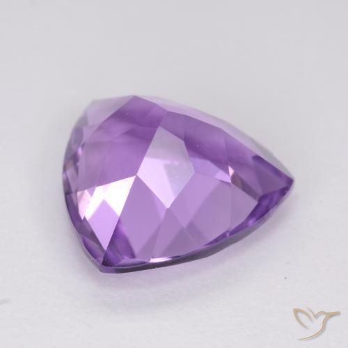9,17 ctw natürlicher Rosaig-violett Amethyst, Trillion, VVS-VS