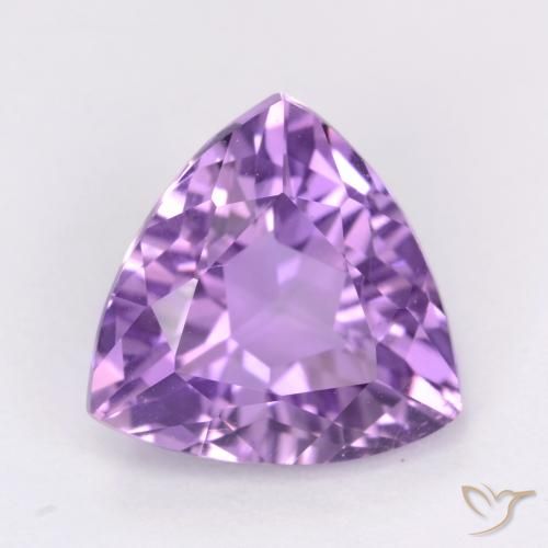 2.77ct Natürlicher Tiefviolettes Violett Amethyst, Trillion, VS