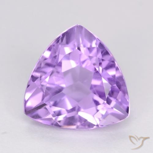 3.02ct Natürlicher Rosaig-violett Amethyst, Trillion, VS