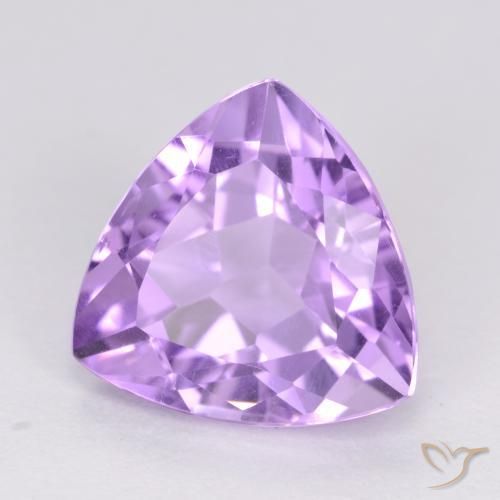 9,17 ctw natürlicher Rosaig-violett Amethyst, Trillion, VS