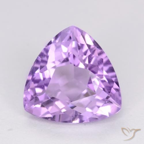 2.99ct Natürlicher Mittelviolett Amethyst, Trillion, VS