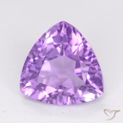 2.83ct Natürlicher Rosaig-violett Amethyst, Trillion, VS