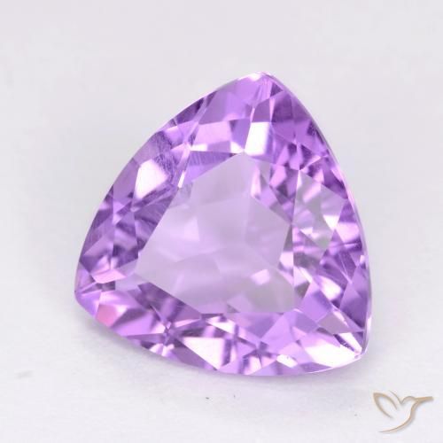 9,17 ctw natürlicher Rosaig-violett Amethyst, Trillion, VS